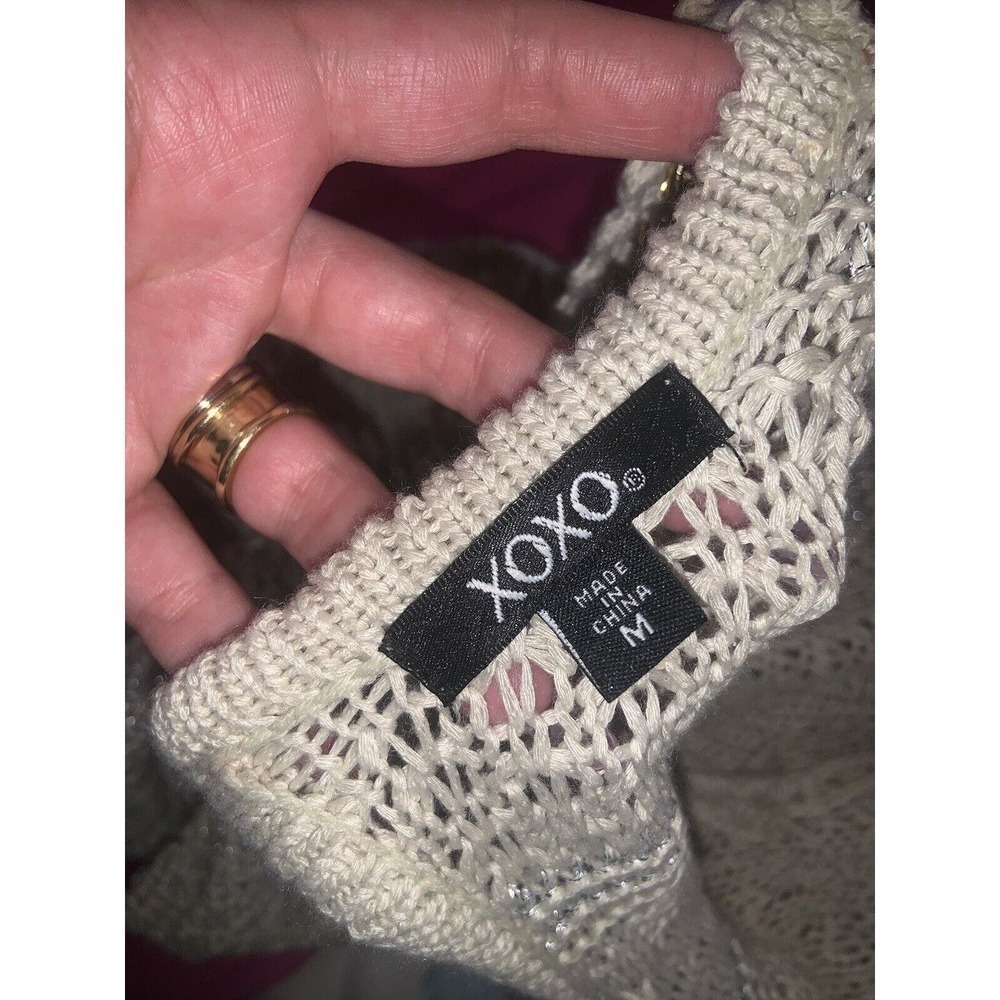Y2k Xoxo Crochet Woven Top/ Dress - Picture 4 of 5